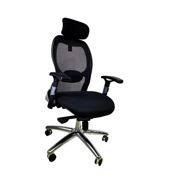 Knee Tilt High Back Executive Office Chair Full Mesh Revolving Ergonomic Adjustable