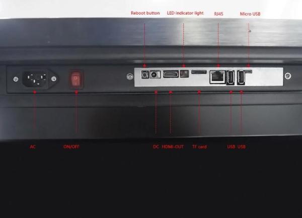 Self Service 1920*1080 43 Inch Freestanding LCD Signage
