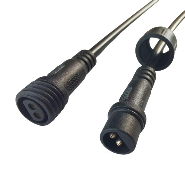 IP68 Waterproof M15 Connector Cable with 300V Rated Voltage and 2-6 Pin Options for LED Strip Light Wire