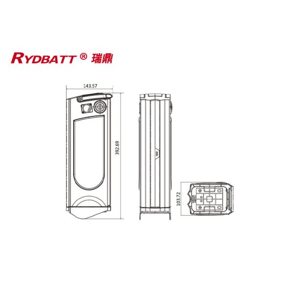 18650 13S6P Electric Motor Battery Pack / 15.6Ah 48 Volt Electric Bicycle Battery