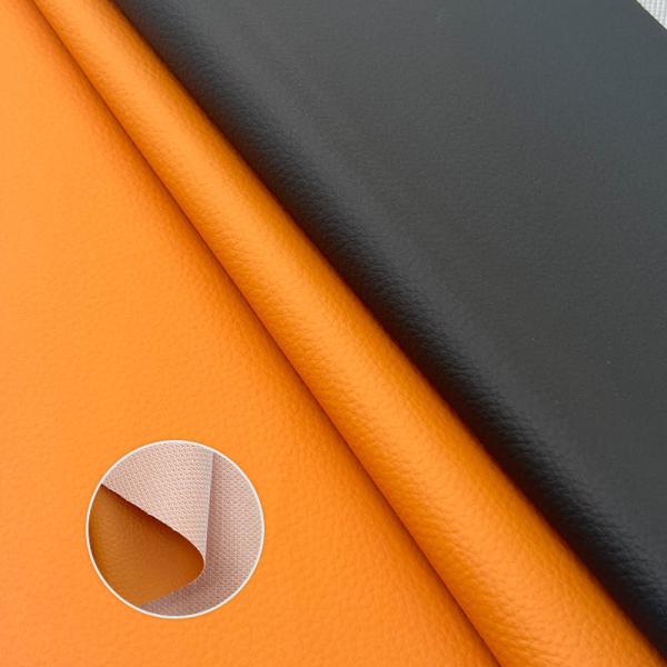 Cuir synthétique PVC texture litchi, toucher peau, simili cuir pour chaise, canapé, voiture, sac à pieds, artisanat