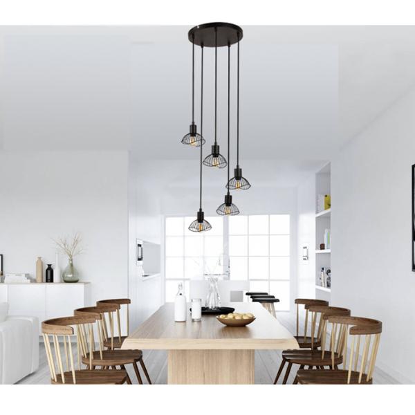 Профессиональная винтажная стеклянная лампа Э14 Э27 смертной казни через повешение для столовой кухни живущей