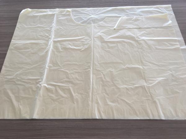 Waterproof Disposable Plastic Hair Cape For Hair Salon / Barber Shop Use