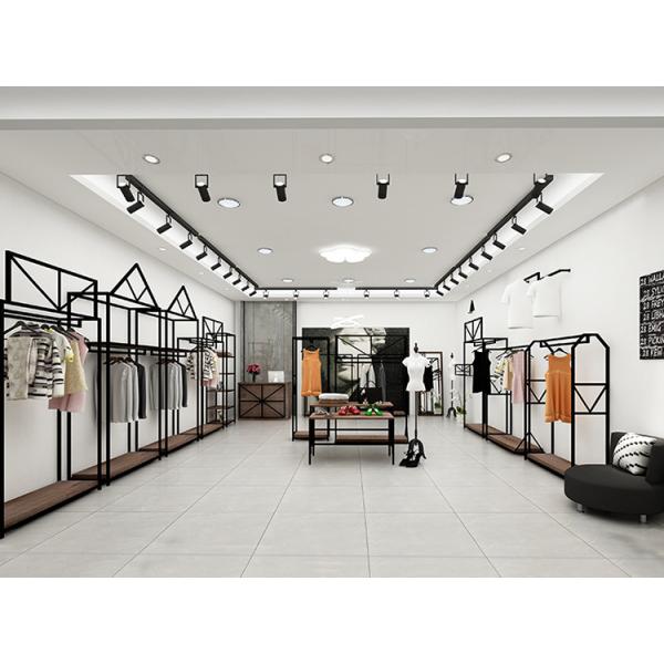 Estantes de exhibición de acero de las unidades de visualización al por menor profesionales de la ropa para la tienda de ropa de las mujeres