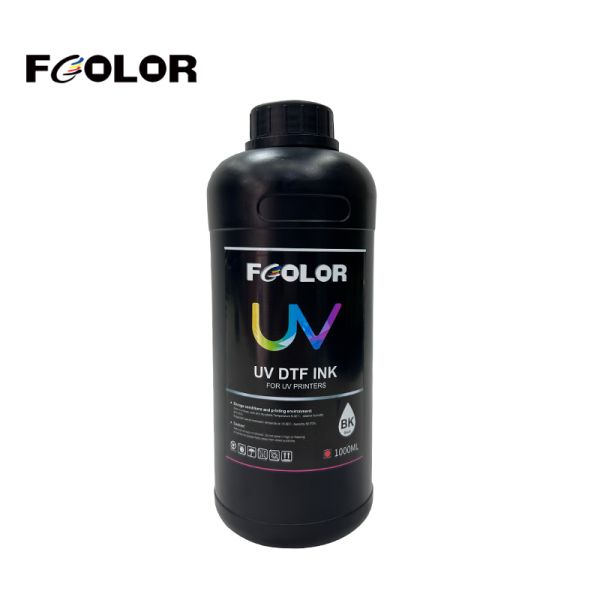 Fcolor Eco Friendly Waterproof Quality Inkjet Smooth No Clog Oem All in One Printing Transfer Sticker Film Printer Uv Dtf Ink