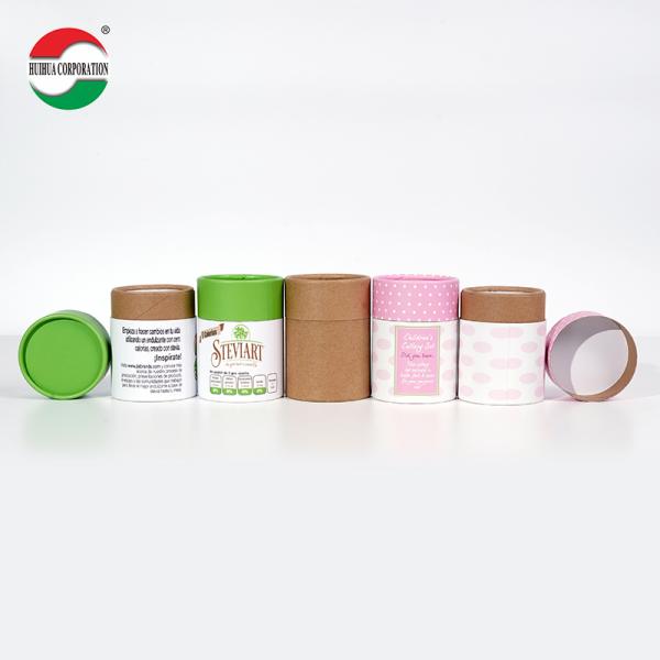 Tubes en carton kraft imprimés sur mesure pour emballage en poudre