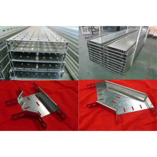 Rectangular Galvanized Perforated Cable Tray High Load Capacity