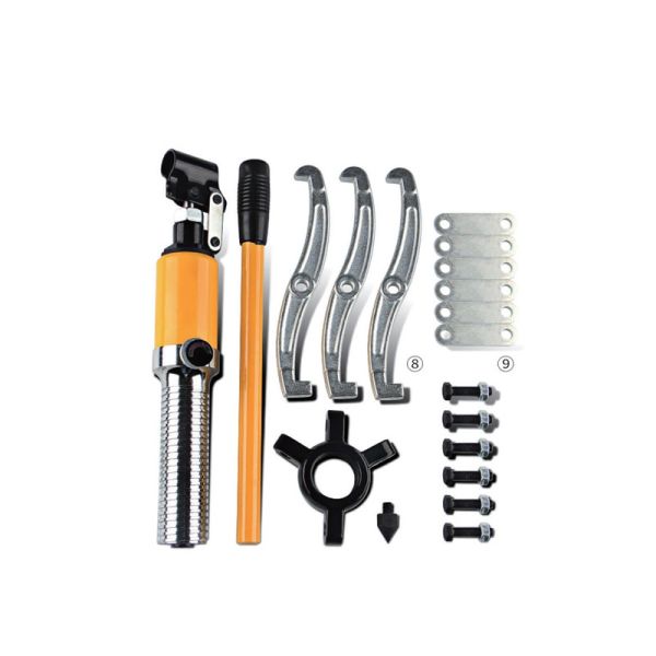 3-Jaws Hydraulic Gear Puller (CrV, 5-50T) – For Heavy Machinery/Auto/Marine, Strong & Flexible