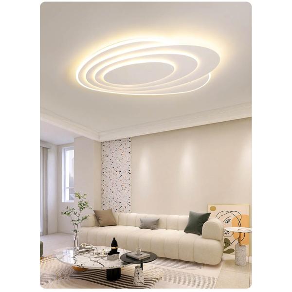 Modern Intelligence LED Ceiling Light Surface Mounted Home Decoration Acrylic Cover Iron Base Induction Lamps Living Room