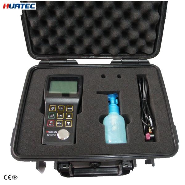 TG-3230 Portable Ultrasonic Wall Thickness Meter 0.15mm Minimum Measurement High Low Limit Alarm Industrial Thickness Measuring Instrument
