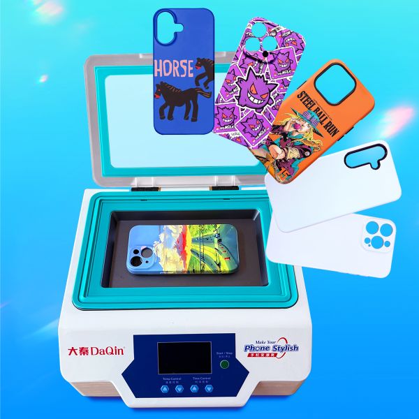 Cost Effective Phone Case Printer 3D Heat Press with Reusable Universal Molds