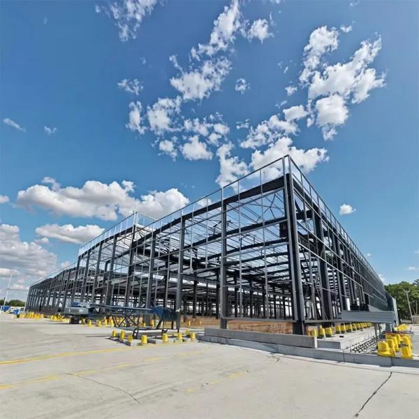 Large Span Workshop Prefab Light Steel Structure Warehouse Poultry House Steel Shed Hangar