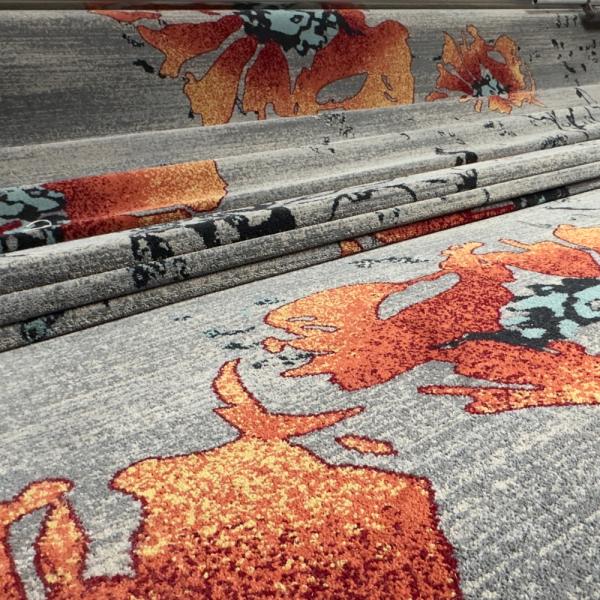 PRAYER Western Corridor Axminster Carpet in Rectangle Shape with Nylon Material and Long