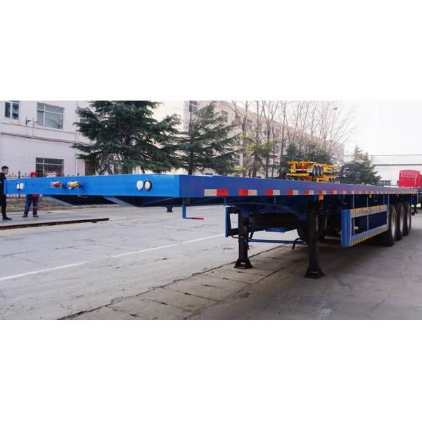 Mechanical Suspension Tri Axle 45Ft Flatbed Trailer