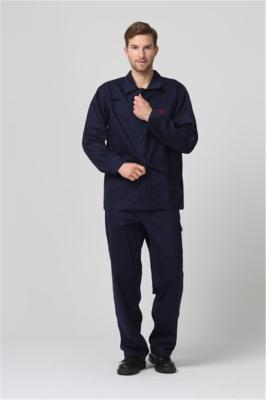 Cotton 350gsm Fire Retardant Fleece Jacket , Molten Metal Lightweight Fr Clothing