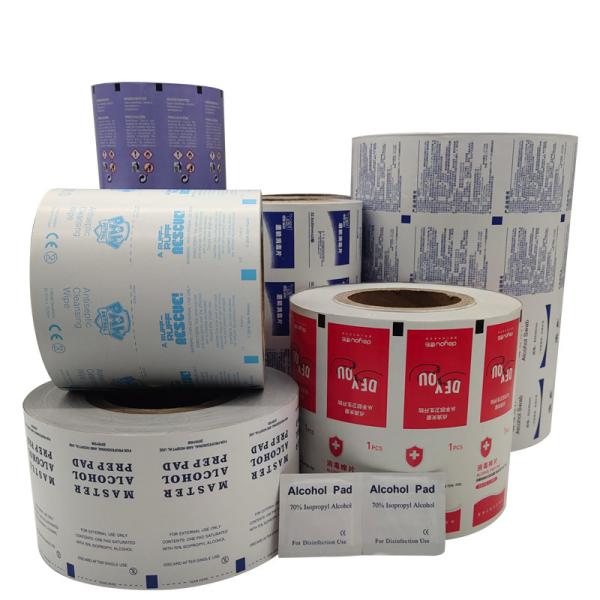 Disposable Medical Aluminum Foil Paper for Alcohol Prep Pad Sale in Customized Size