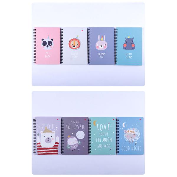 A5 A6 A7 B5 Impresión personalizada de la portada del diario B5 Agenda de tapa dura en espiral Planificador de libros de notas