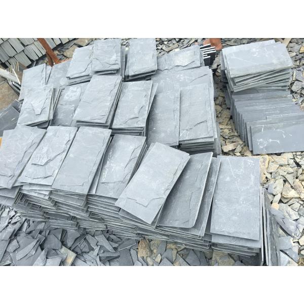Natural slate culture stone sawn cut split China 30x30cm 40x25cm 60x25cm