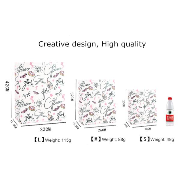 Ultraportable Kraft Paper Christmas Bags