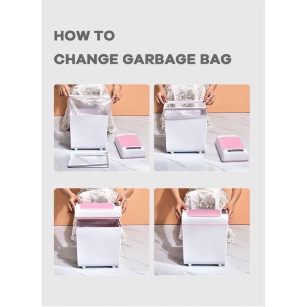 Plastic Automatic Touchless Smart Trash Can Sensor Waste Bin for Home and Institution