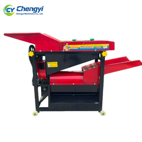 3 In 1 Power Corn Peeling Threshing Machine 220V / 380V Diesel Electric Maize Huller
