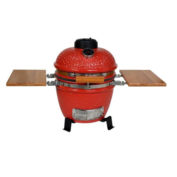 12" Ceramic Grills KamadoCharcal BBQ (Orange)