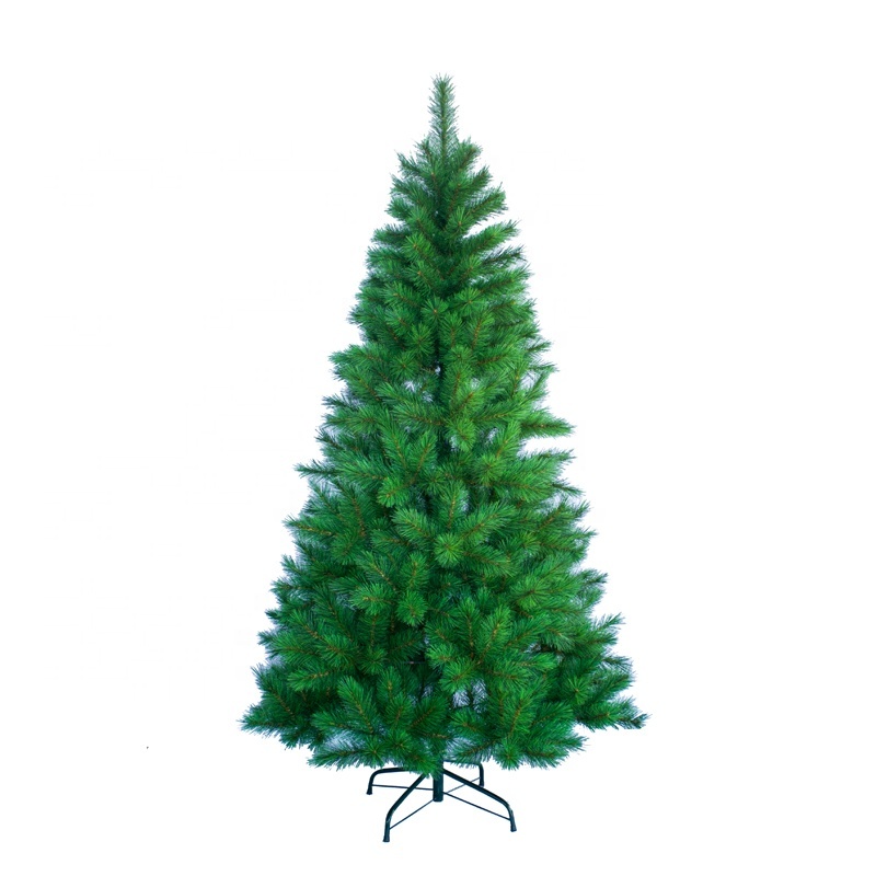 2026 Modern Outdoor X-mas Decoration Supplies Festival Artificial Christmas Tree with Fabric and Steel PVC for Park Use