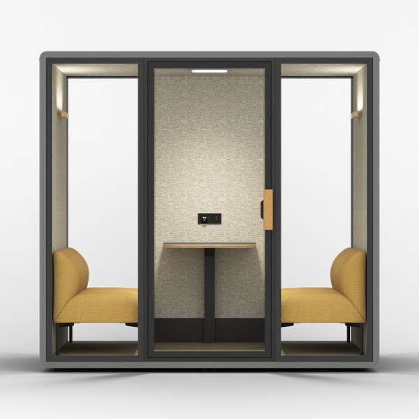 240V Prefab Soundproof Room Acoustic Work Office Booth Enclosure Customised