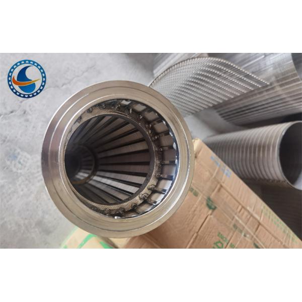 Cylinder Type Slotted Wedge Wire Screen Pipe Basket Strainer Stainless Steel