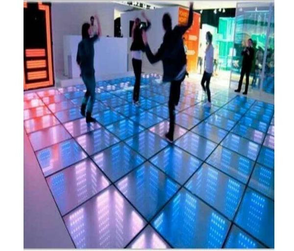 50 Ra CRI LED Dance Floor Tiles for Wedding Party Decoration Shinning Multi Color 50000 Working Hours