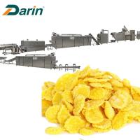 O milho 300KG/H lasca-se linha de processamento linha de produção do cereal do café da manhã