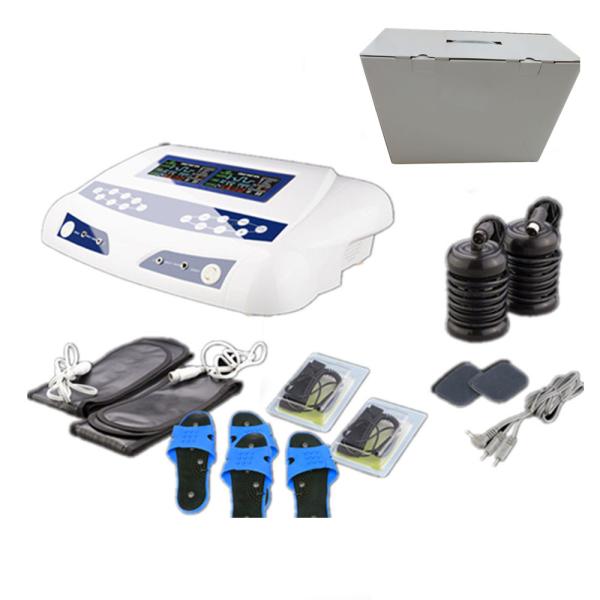 For Two persons AH-805D Dual Screen Display Massage & Relaxation Ion Cleanse Detoxify Foot Spa Machine with FIR belt