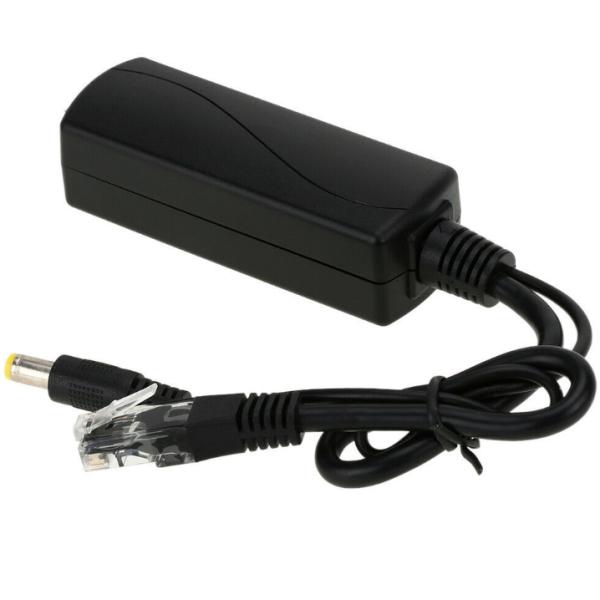 -Made 48v 10/100Mbps PoE Splitter Adapter Cable for Network Power Camera 12V 1.25A