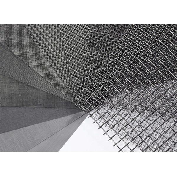 AISI 304 Plain Weave Stainless Steel Crimped Wire Mesh Screen 3 -- 500 µm Aperture