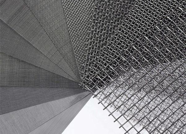 AISI 304 Plain Weave Stainless Steel Crimped Wire Mesh Screen 3 -- 500 µm Aperture