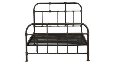 Comfortable Antique Strong Plasticity Industrial Double Bed Frame