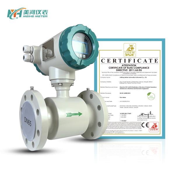 Digital RS485 RS232 HART Alcohol Water Meter Flow Meters 6 Inch Flow Meter for Water