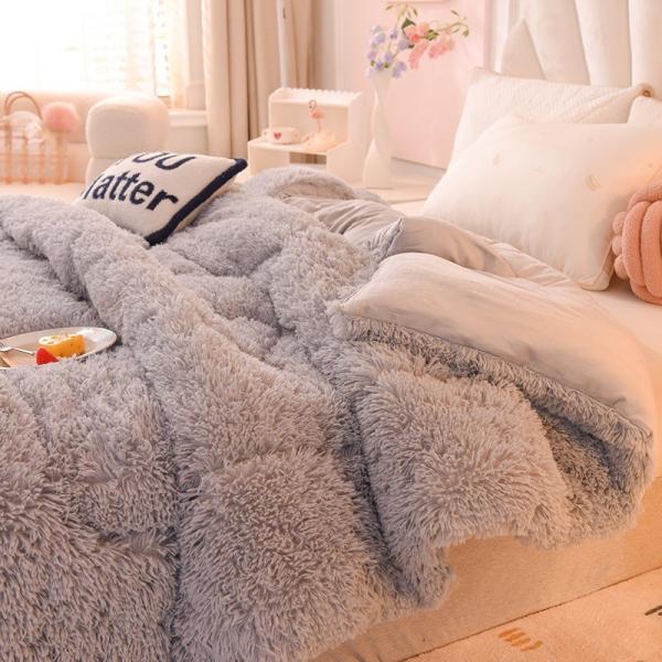 Casa Tejidos Sillón de edredón Sillón de peluche visón terciopelo engrosado Sillón de lana de cordero cálido para invierno