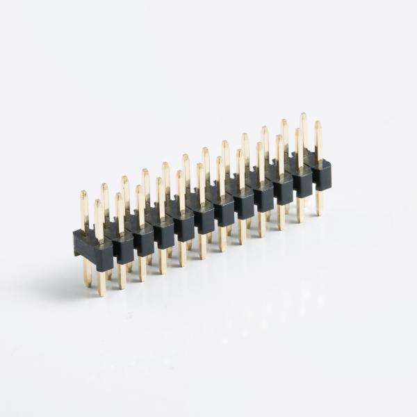 Dual Row Board To Board Connector 2.54mm Pitch 2 pin 20 pin 80 pin Straight PCB