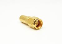 Adaptateur coaxial RF plaqué 50 Ohm SMA mâle à SMB Adaptateur femelle