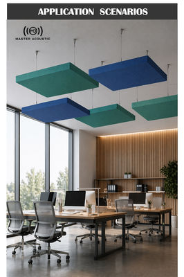 Teak Perforated Acoustic Panels Sound Absorbing Wooden Board for Office Reception