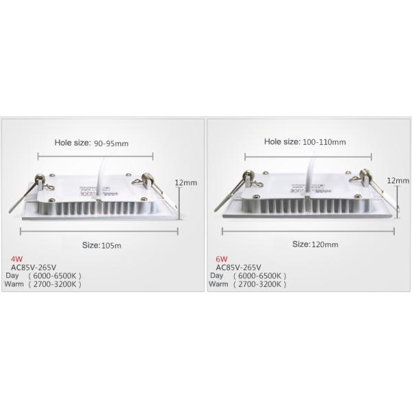 Easy to Install 6w 12w 18w 24w Surface Mounted Square LED Panel Light for Home Office