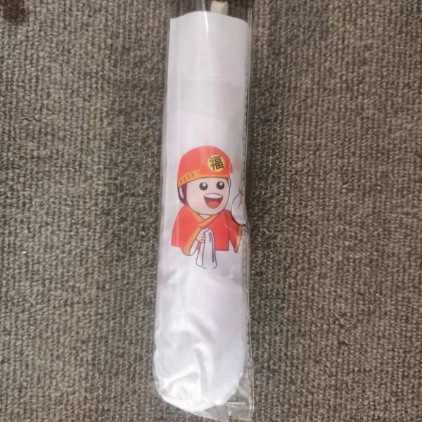 Sublimation Polyester Folding Umbrella Blanks Personalized Advertising Outdoor Portable Umbrella