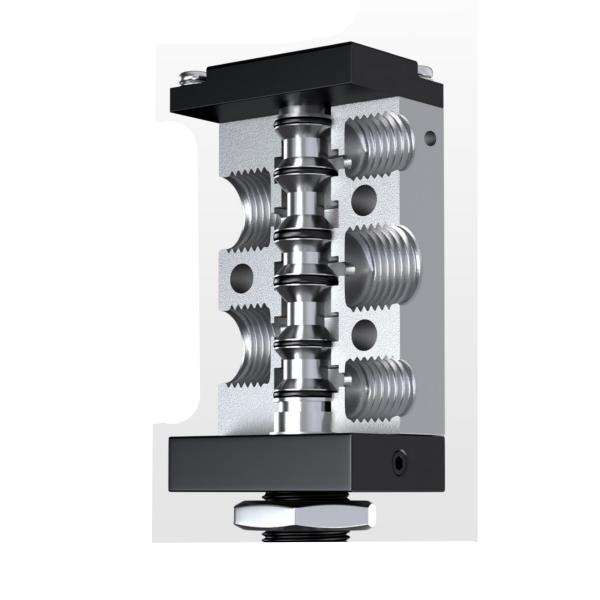 5 Way Dump Truck Hydraulic Valve Aluminium Material Manual Actuation Method