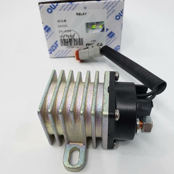 Relé do temporizador da tomada de fulgor 2418368 24 volts para a máquina escavadora CAT E345D
