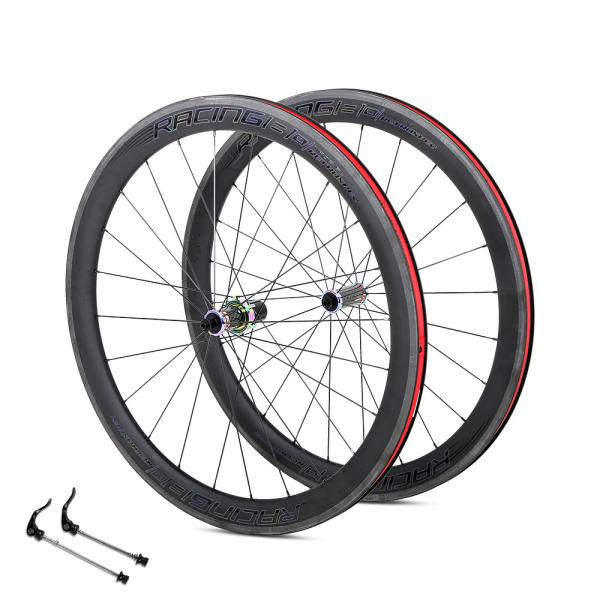 High Modulus Carbon Road Bike Wheelset Double Wall Inner Belt Rim Brake