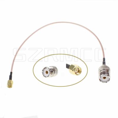 RG316 RF Coaxial Cable , Handheld Radio Antenna SMA Male To Female Power Cord