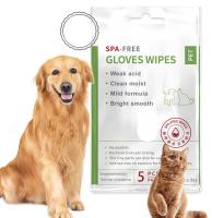 Limpezas limpas não tecidas que lavam a mensagem dos dedos de Cat Spa Free Herbal Glove cinco
