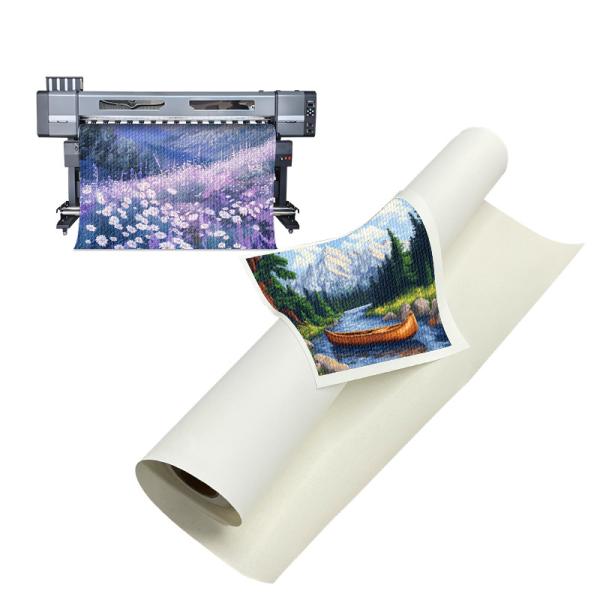 Inkjet PolyCotton Canvas Fabric Glossy Finish Waterproof 400gsm