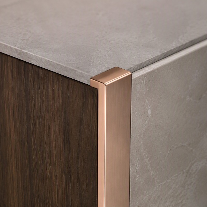 CE RoHS Aluminum Metal Wall Panel Trim ST Series H Profile Corner Edge Trim 11 Colors